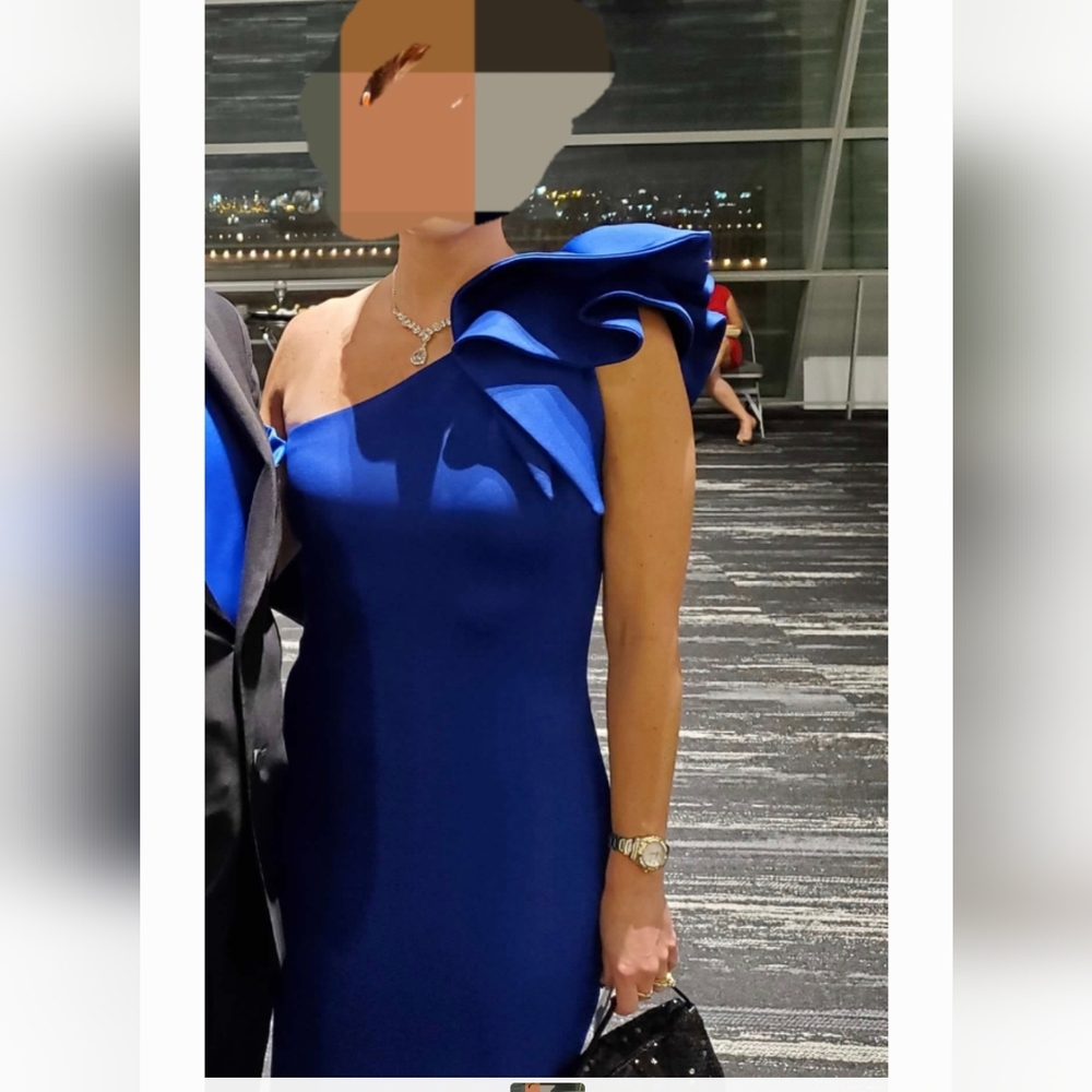 Betsy & Adams blue gown